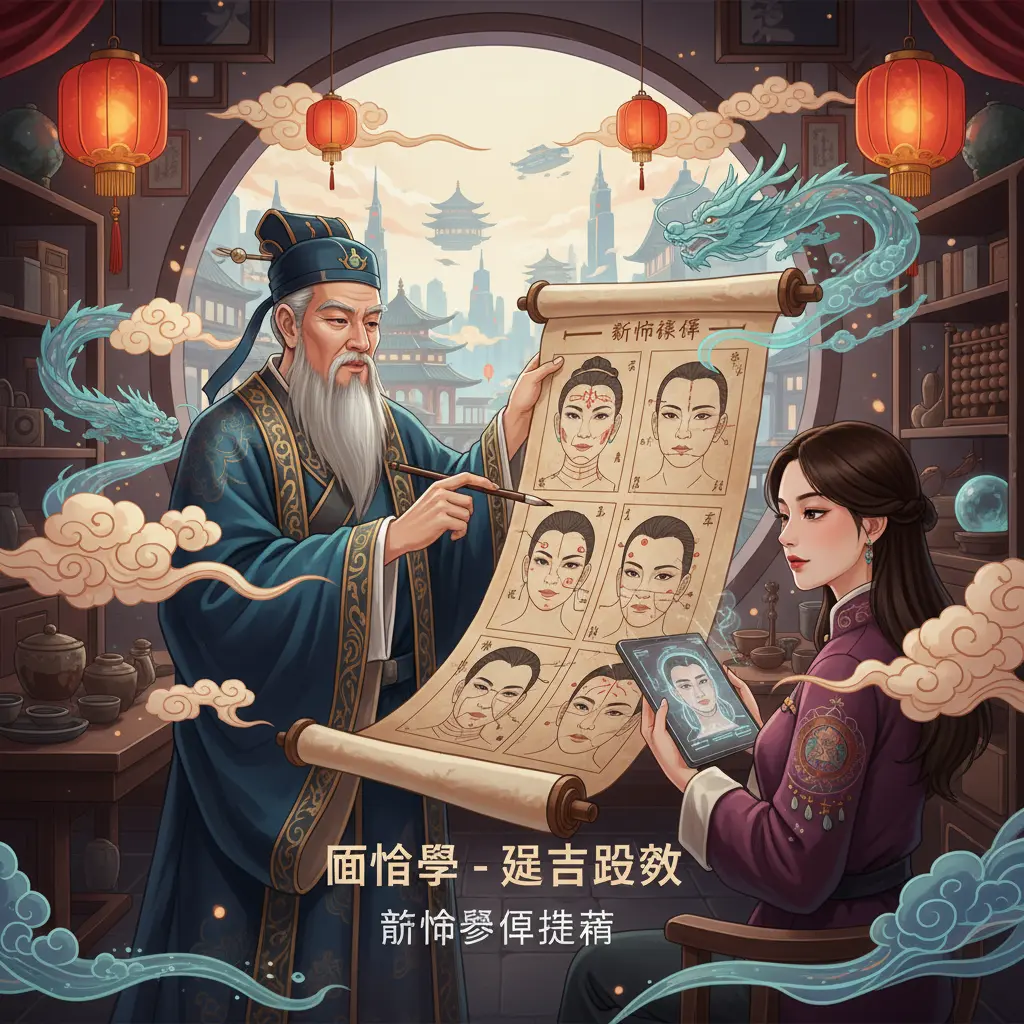 算命師傅推薦 - 面相學